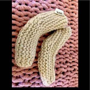 Lemon chunky knit cotton socks